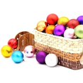 thumbnail image 4 of 24pcs Christmas Decoration Ball 1.2" Shatterproof Assorted Plastic Hang Balls Pendant for Xmas Tree Decoration(Mini Size), 4 of 7