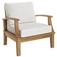 thumbnail image 3 of Modway Marina Ensemble de Conversation Moderne en Bois 3 Pcs en Naturel/blanc, 3 of 5