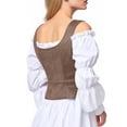 thumbnail image 5 of BLVB Renaissance Corset Tops Women Medieval Sleeveless Vest Western Outfit Plus Size Lace up Bodice, 5 of 5