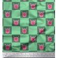 thumbnail image 1 of Soimoi Poly Georgette Fabric Square & Floral Artistic Print Fabric by the Yard 42 Inch Wide, 1 of 1