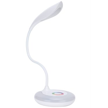 LED Table Lamp, Colorful ABS RGB Table Lamp, For Bedroom Reading Plug-in