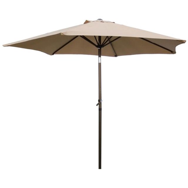 International Caravan Parasol de Patio 8 Pieds Beige