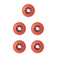 thumbnail image 1 of Dalazy 2piece Silent Grip And Enhanced Support - Inline Roller Skate Wheel For Freestyles Scroll Enhanced red 76mm 5Set, 1 of 6