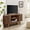 Walnut, variant on Modway Render Mid-century Modern Low Profile corner Media TV Stand in Wal, 15 x 46 x 23