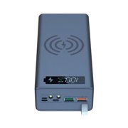SharkTRUE Removable 16-Cell 18650 Battery Power Bank: Multi-Function, High Power, Safe Charging