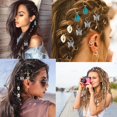 thumbnail image 3 of Perles de Dreadlocks pour Cheveux, Bijoux de Dreadlocks pour Cheveux Creux pour Mariages, 3 of 8