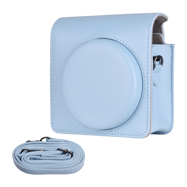 Mistaha Portable Instant Camera Case Carry Bag PU Leather with Shoulder Strap Compatible with Fujifilm