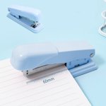 Dvkptbk ABS Stapler Macaron Color Stapler Multi Functional Stapler for Easy Binding Comfortable Grip Suitable for Office Use Student Stapler