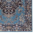 thumbnail image 3 of Tapis d'appoint Emerald Kramer ivoire & bleu de 3 pi 3 po x 5 pi, 3 of 5