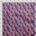 thumbnail image 4 of oneOone Viscose Chiffon Medium Blue Fabric Abstract Fabric For Sewing Printed Craft Fabric By The Yard 42 Inch Wide, 4 of 4