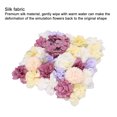 thumbnail image 4 of Artificial Flower Wall Background, Artificial Flower Wall Panels Simulation Silk Rose Flower Wall Decor for Wedding Party Stage Background Backdrop 15x15in, 4 of 7