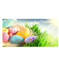 thumbnail image 2 of Yhmxh Easter Kitchen Decor Microfiber Beach Towel Super Lightweight Colorful Bath Towel Sandproof Beach Blanket Multi-Purpose Towel For Travel Swimming Pool 30x60 Inch DIY children tent, 2 of 7