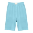 thumbnail image 4 of Birdeem Girls Casual Spring and Summer Solid Elastic Waist Kids Shorts, 4 of 12