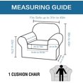 thumbnail image 2 of Modern Velvet Plush 4 Piece High Stretch Sofa Slipcover Furniture Protector Form Fit Luxury Thick Sofa Cover, Machine Washable, 2 of 6