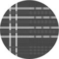 thumbnail image 1 of Ahgly Company Tapis d'Intérieur Rond Lavable en Machine Gris Transitionnel, 5 Pieds Rond, 1 of 7