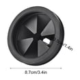 thumbnail image 3 of Lksixu Garbage Disposal Splashsss Guard Upgraded EPDM Rubber QCB-AM Sink Baffle Drains Cover Kitchen Gadgets, 3 of 9