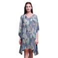 thumbnail image 1 of Bimba Plume Femmes Grande Taille Kaftan Tenue d'Été Sortie de Plage Kimono Caftan-S-L, 1 of 5