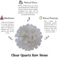 thumbnail image 3 of ABHISUBYA Clear Quartz Rough Healing Crystals - Chakra Stones - Crystals for Beginners - Unpolished Gemstones - Energy Crystals - Spiritual Crystals - Crystal Gifts - Home Décor - Rocks for Painting, 3 of 6