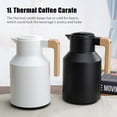 thumbnail image 3 of Insulation pot,Carafe Pot Kettle Tea Carafe With Wood Handle Wood Handle Water Thermal Coffee Carafe Pot With Wood Handle Water Kettle Water Kettle Tea Carafe Walled Thermal Tea Carafe Cold, 3 of 6