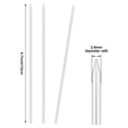thumbnail image 2 of 24 Pieces Carpenter Pencil Lead Refills 2.8 mm White, Solid Mechanical Carpenters Pencils Refill Replacement,24 x pencil refills,White, 2 of 7