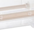 thumbnail image 4 of Washi Washi Tape Dispenser Cutter Transparent 2 Serrated Bars ABS Plastic Stackable Tape Holder Dispenser for Storage, 4 of 5
