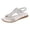 O-Silver, variant on 2025 Women's sandals Sandals Casual WoMens Summer Memory Foam Sandals Women Open Roman Buckle Flip Women Wedge Sandals Flops Strap Shoes Flats Heels Sandals for Women Toe Women's
