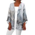 thumbnail image 2 of MesaSe Cardigan pour Femmes Mode Décontractée Rétro Imprimé Léger Longueur Moyenne Veste Cardigan Noir L, 2 of 6