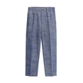 thumbnail image 1 of QIPOPIQ Clearance Boys School Uniform Stripe Adjustable Waist Relaxed Fit Pants, Sizes, 1 of 2