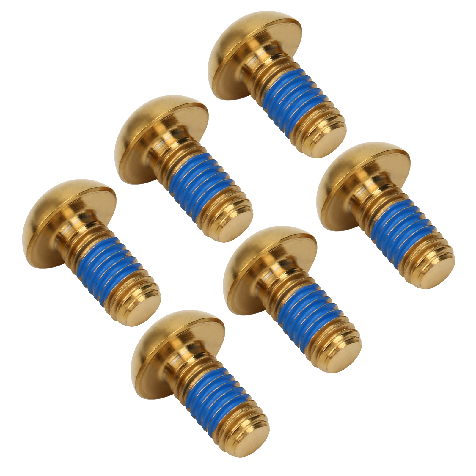 Easy To Carry High Strength Bicycle Brake Rotor Screws, Bike Screws, For Anti-Loosening Function Travel Bicycle Sports Gold
