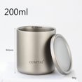 thumbnail image 2 of Double Wall Titanium Water Cup Coffee Tea Mug with Lid for Home Outdoor Camping, 2 of 8