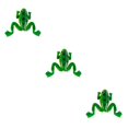 thumbnail image 2 of QualitChoice False Bait Surface Lure Low-Resistant Strong Toughness Steel Wire Baffle Bionic Fishing Tools Simulated Fish Scale Pattern Green 3Set, 2 of 6