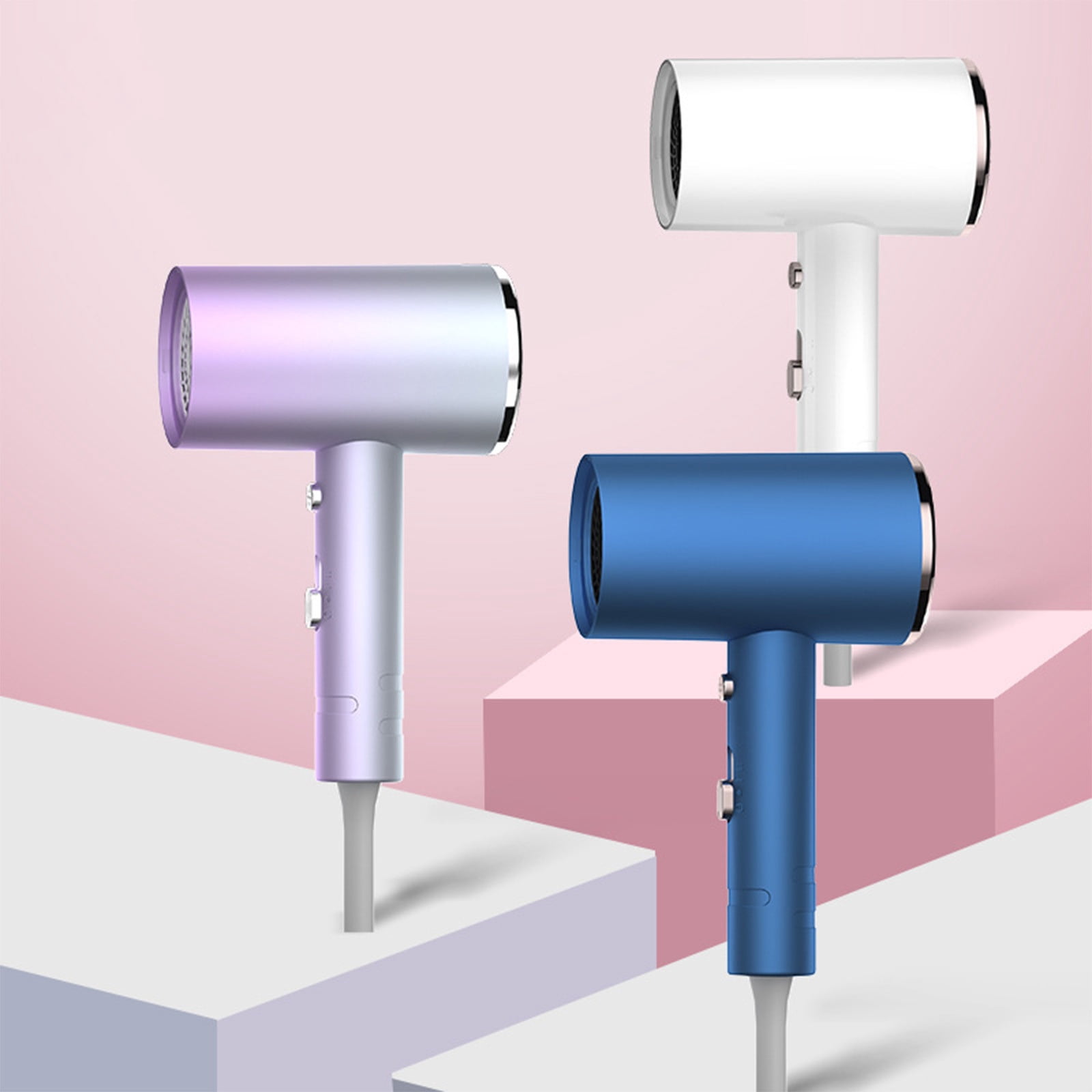 Dvkptbk Electric Hair Dryer High-power Electric Hair Dryer Home Hair Dryer Hot Wind Comb Hair Salon Blowing Comb