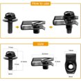 thumbnail image 2 of LAICAIW GRC-70 35PCS Engine Under Cover Splash Shield Guard Body Bolts Bumper Fender Liner Push Retainer Fastener Rivet Clips, Black, 2 of 7