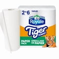 thumbnail image 1 of Tiger Towel Recyclable Paper Packaging, 2 Equal 6 Paper Towel Rolls, 147 Sheets per Roll, 1 of 1