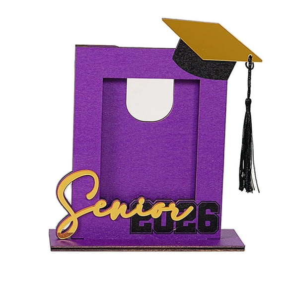 Photo Frame for Graduation The Stage Wooden Combo Desktop Display commemorative keepsake celebrating 2026 graduates for home or use