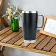 thumbnail image 1 of 20oz Insulated Stainless Steel Travel Mug With Handle Double Wall Vacuum Thermal Tumbler For Coffee Drinks, 1 of 6