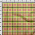 thumbnail image 3 of oneOone Georgette Viscose Fabric Madras Check Printed Craft Fabric BTY 42 Inch Wide, 3 of 4
