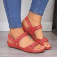 thumbnail image 2 of Womens Ladies Open Toe Solid Wedges Causal Shoes Outdoor Beach Sandals, 2 of 9
