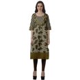 thumbnail image 2 of Moomaya Bollywood Designer Kurti WoMen's Printed Knee Length Kurta Tunic Tops, 2 of 6