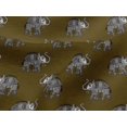 thumbnail image 4 of oneOone Viscose Jersey Fabric Elephant Block Print Fabric BTY 60 Inch Wide, 4 of 5