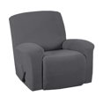 thumbnail image 1 of GUOOL Housse de Fauteuil Inclinable Élastique 1 Pce Antidérapante Douce Housse de Fauteuil Gris, 1 of 9