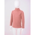 thumbnail image 2 of Yeahdor Chandails Thermiques à Manches Longues pour Garçon Fille, Doublés en Molleton, Couche de Base de Compression, T-Shirts à Col Rond, T-Shirts Doux, Rose 100, 2 of 7
