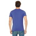 thumbnail image 2 of Bella Canvas Mens CVC Jersey Tee, XS, Heather True Royal, 2 of 3