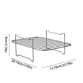 thumbnail image 3 of Birdeem Stainless Steel Rack for Roasting Turkey, Turkey Roasting Rack for Grilling - Multi-Use Bbq Rib Rack - Easy To Clean, Dishwasher, 3 of 9