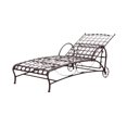 thumbnail image 1 of International Caravan Chaise Longue de Patio en Fer Santa Fe, Brun Mat, 1 of 4