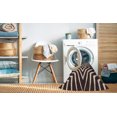 thumbnail image 2 of Ahgly Company Tapis d'Aire Intérieur Lavable à la Machine, Carré, Transitionnel, Beige Clair Français Brun, 3 Pieds Carré, 2 of 7