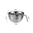 thumbnail image 2 of EGNMCR Kitchen Gadgets, Kitchen Accessories Stainless Steel Mixing Bowls，1PC Rust Steel Thickened Multi-Functional Large Basin Stainless Steel Basin Set Soup Basin Stainless steel basin, 2 of 6