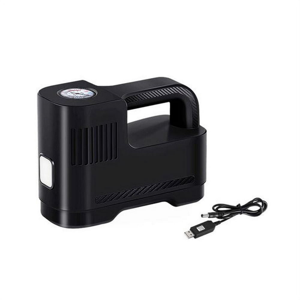 Tire Inflator Portable Air Compressor 12V Air Compressor for Car Tires Bike  Car Air Compressor Tire Pump  Digital Auto Cordless Tire Inflator with Pressure Gauge(Black-Analog),black