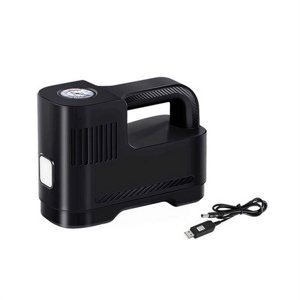 Tire Inflator Portable Air Compressor 12V Air Compressor for Car Tires Bike  Car Air Compressor Tire Pump  Digital Auto Cordless Tire Inflator with Pressure Gauge(Black-Analog),black