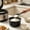 Black, variant on Non-Stick Silicone Rice Spoon Heat Resistant Kitchen Utensil for Rice Cooker, Food Grade Flexible Spatula with Hanging Hole